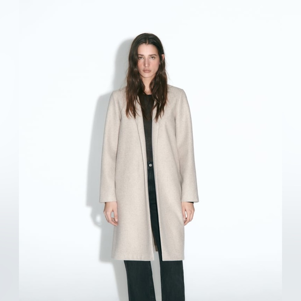 Tan Zara Coat Size S